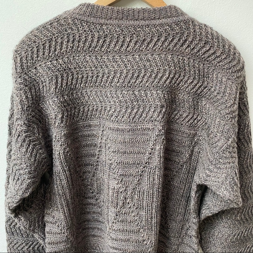 Vintage Pure New Wool Chunky Knit Sweater - Picture 13 of 14